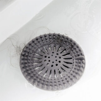 Silicone Hair Catcher Shower Drain Cover Protector Bathtub Hair Stopper Strainer for Bathroom Tub Ki