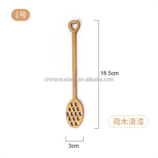 Wood Honey Drizzler Dipper Sticks Wooden Honey Comb Stick Coffee Stirring Spoon Syrup Stirrer Drizzl
