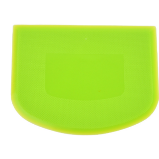 Bowl Scraper Food Safe Plastic Dough Cutter Flexible Plastic Scraper Practical Bench Scraper Multipu