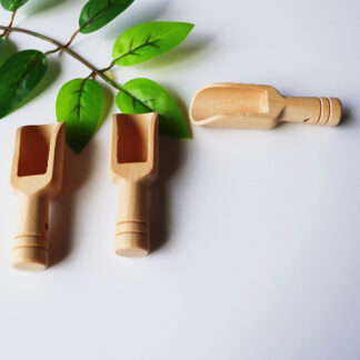 Wooden Small Scoop Bath Salt Tea Spoon Scoop Small Salt Shovels