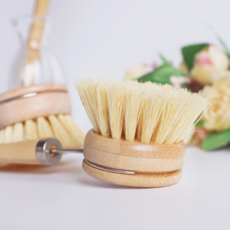 Eco Friendly Bamboo Wooden Sisal Dish Brush Coconut Vegetable Cleaning Brush